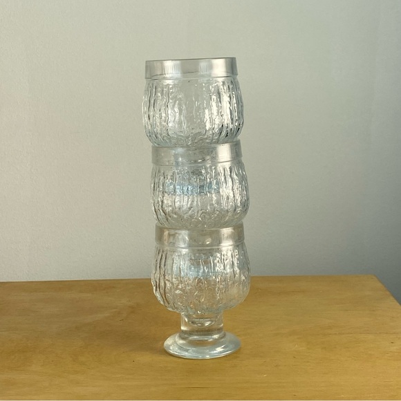 Three Vintage Scandinavian Drinking Glass, Riihimäki Kehrä, Nanny Still, Finland - Picture 13 of 13